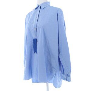 THE GIGI 100% Cotton Placket Collar Women’s Long Shirt - Retail $450 - NWT